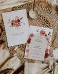 SCARLETT Diy Boho Wedding Invitation Template