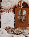 SCARLETT Boho Style Wedding Invitation Set Template