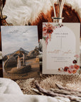 SCARLETT Arch Bohemian Save the Date Template