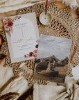 SCARLETT Arch Bohemian Save the Date Template