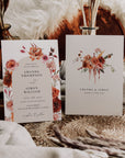 SCARLETT Boho Wedding Invitation Suite Template