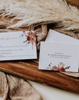 SCARLETT Boho Wedding Invitations with Rsvp Template