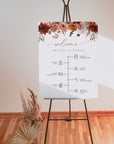SCARLETT Wedding Order of Events Sign