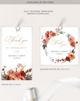 SCARLETT Boho Wedding Favor Tags Template