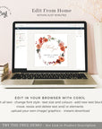 SCARLETT Boho Wedding Favor Tags Template