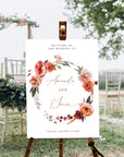 SCARLETT Boho Wedding Welcome Sign Template