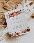 SCARLETT Boho Wedding Program Template