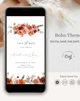 SCARLETT Boho Wedding Save the Date Digital