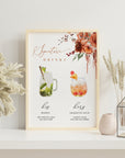 SCARLETT His and Hers Cocktail Sign Template