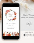 SCARLETT Electronic Save the Date Boho Style