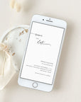 LAURA Modern Save the Date Electronic
