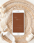 SIENNA Terracotta Save the Date Digital