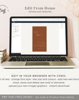 SIENNA Terracotta Save the Date Digital