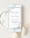 HILA Coastal Wedding Invitation Digital Card