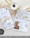 SOFIA Destination Wedding Invitation Bundle Template