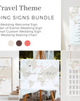 SOFIA Destination Wedding Sign Bundle Template