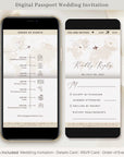 SOFIA Destination Wedding Save the Date & Passport Wedding Invite Bundle