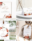 SCARLETT Boho Wedding Stationery Template Bundle