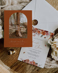 SCARLETT Boho Style Wedding Invitation Set Template