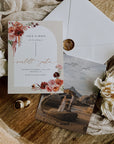 SCARLETT Arch Bohemian Save the Date Template