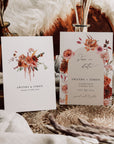 SCARLETT Boho Wedding Save the Date Template