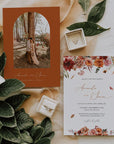 SCARLETT DIY Bohemian Wedding Invitation Card Template