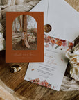 SCARLETT DIY Bohemian Wedding Invitation Card Template