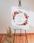 SCARLETT Boho Wedding Welcome Sign Template