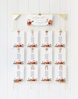 SCARLETT Boho Seating Chart Cards for Wedding Template