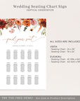 SCARLETT Boho Seating Chart Wedding Template