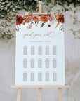 SCARLETT Boho Seating Chart Wedding Template