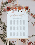 SCARLETT Boho Seating Chart Wedding Template