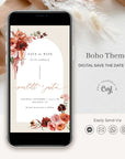 SCARLETT Digital Save the Date Boho Wedding