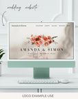 SCARLETT Floral Logo Template