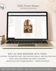 SCARLETT Floral Wedding Itinerary Template