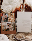 SIENNA Terracotta Wedding Thank You Cards with Photo