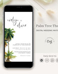 KALA Palm Tree Wedding Invitation Digital