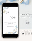 HILA Beach Save the Date Cards Digital Card