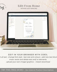 HILA Coastal Wedding Invitation Digital Card