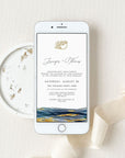 NOA Nautical Wedding Invitation Sets Electronic Card