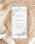 HILA Coastal Wedding Invitation Digital Card