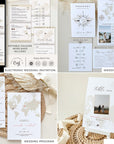 SOFIA Destination Wedding Invitation Bundle Template