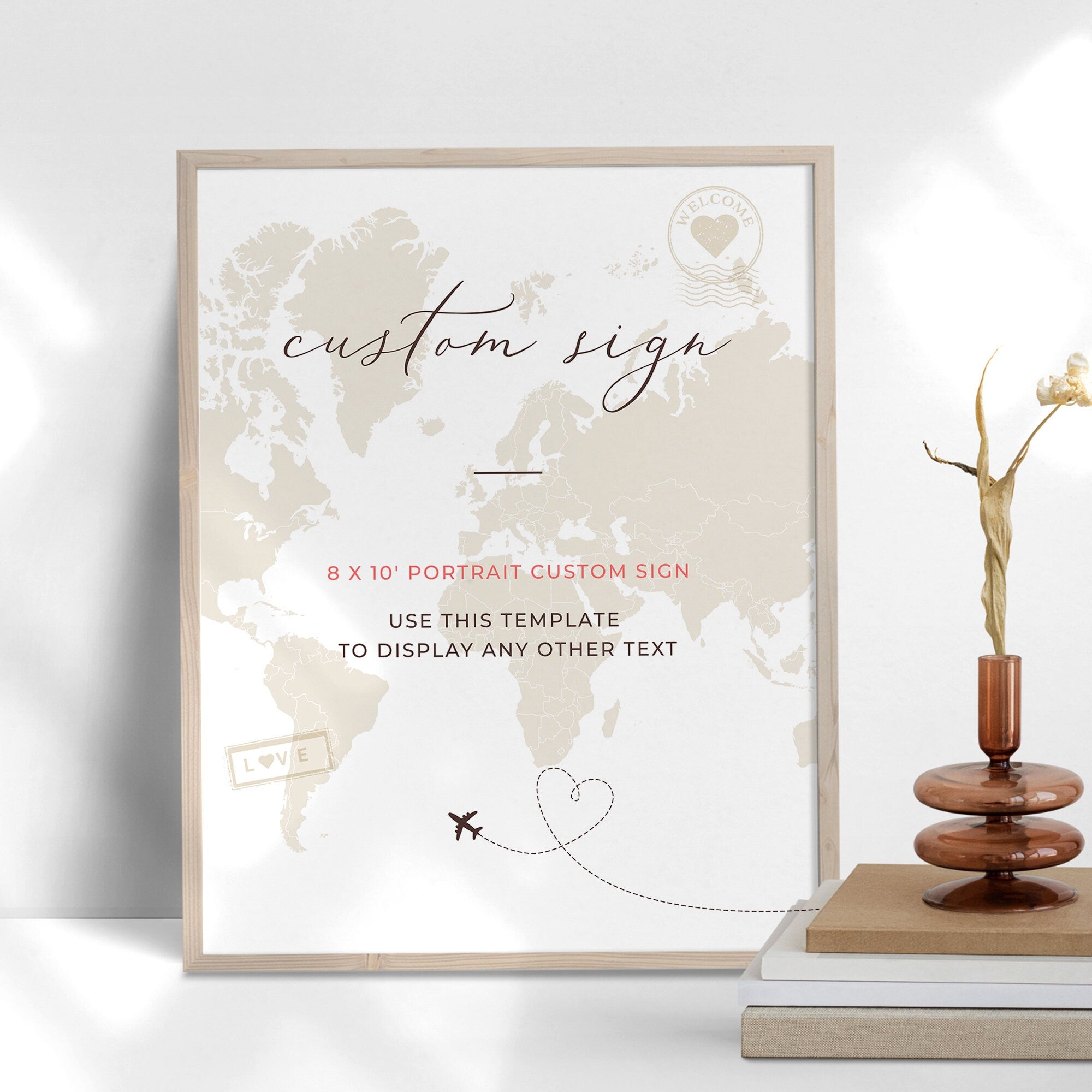 SOFIA Destination Wedding Sign Bundle Template