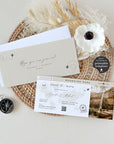 SOFIA Passport Wedding Invitation & Boarding Pass Save the Date Template Bundle