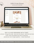 MARIGOLD Fall Wedding Save the Date Template with Photo