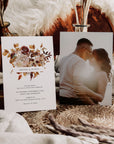 MARIGOLD Boho Fall Wedding Invitation Template