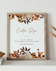 MARIGOLD Printable Wedding Table Sign