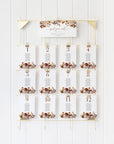 MARIGOLD Fall Seating Chart Cards Template