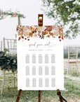 MARIGOLD Find Your Seat Wedding Sign Template