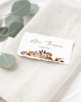 MARIGOLD Fall Wedding Place Cards Printable